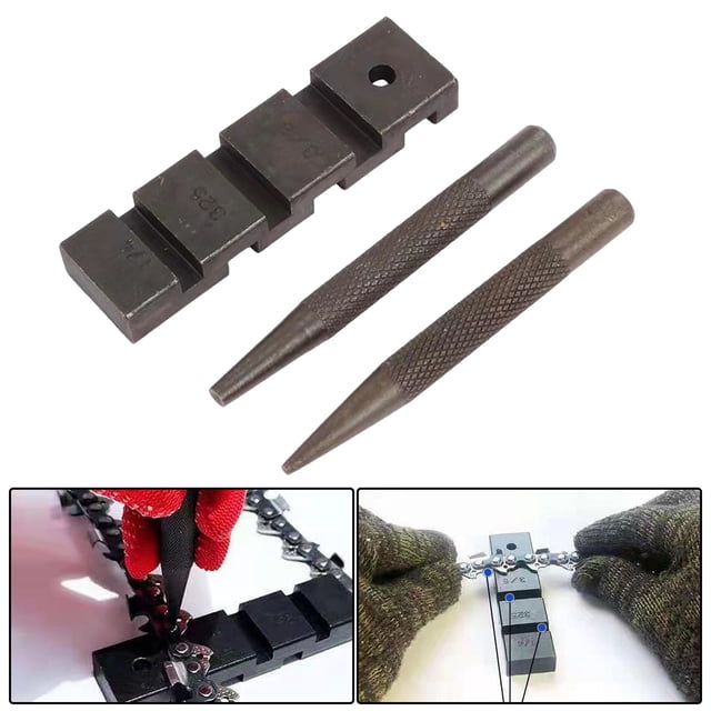 Herramienta de remachado Macarena Herramienta de extracción de cadena de moto Rompedor de reparación de cadena de motosierra