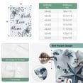 thumbnail image 6 of Texas Star Country Balloon Curtains for Bedroom/Front Door/Bathroom, Blue Farmhouse Branches Tie Up Curtains 63 Inch Length Light Filtering Kitchen Curtains Shades for Windows 46"x63", 6 of 8