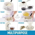 thumbnail image 5 of Zulay Kitchen White Reusable Ultra Fine Cheese Cloths Cotton - 2 Yard, 5 of 6