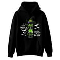 thumbnail image 3 of LUOGENLI Chandails à Capuchon pour Hommes Ensemble Coton Halloween Chandail à Capuchon Graphique Chandail Molletonné à Enfiler Manches Longues Veste Décontractée avec Imprimé pour Automne Hiver Tenue Confortable Chandails à Capuchon pour Hommes à Enfiler Noir Taille TTTG, 3 of 5