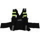 thumbnail image 1 of Bolsa de pecho para Walkie Talkie, tira fluorescente verde, arnés de pecho ajustable, Universal para radio de 2 vías, 1 of 5
