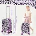 thumbnail image 7 of Kids Carry on Luggage Sets 5 Piece Rolling Suitcases for Girls Women with Wheels Suitcase with Travel Pillow for Airplane, 7 of 7