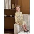 thumbnail image 2 of Korean Style Girls' Hoodie Dress 2-7Y Children's Printed Lace Hem Dress 2025 Spring and Autumn Kids Clothing, 2 of 6