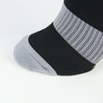 thumbnail image 4 of LYMAYTER 1 Pairs Men & Women Knee High Compression Socks Ribbed Design Outdoor Running Support‌ S-XL, 4 of 6