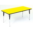thumbnail image 1 of Rectangular High Pressure Activity Table (24 in. x 48 in./Short/Yellow), 1 of 2