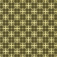 thumbnail image 1 of Ahgly Company Machine Washable Indoor Square Transitional Black Brown Area Rugs, 4' Square, 1 of 7