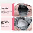 thumbnail image 4 of Travel Duffel Bag, Gym Bag for Women with Shoe Compartment, Large Expandable Weekender Bags for Women, Workout Overnight Carry on Duffle Bag for Travel, White, 4 of 8