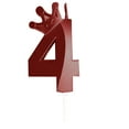 thumbnail image 1 of Christmas Decorations Number Birthday Candle 3D Designed Happy Birthday Candles Anniversaries Red, 1 of 9