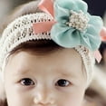 thumbnail image 4 of SPRING PARK Baby Girl Cute Headband Headwraps Knitted Wide Bows Hair Band Holder, 4 of 6