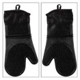 thumbnail image 5 of Heat Resistant Silicone Oven Gloves (black,1 Pair), 5 of 5