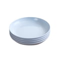 thumbnail image 1 of 4 Pcs Plateaux Ronds en Paille de Blé, Assiette de Souper Résistante aux Bris, Plateau Alimentaire pour Maison et Restaurant (Bleu), 1 of 8