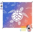 thumbnail image 1 of Manta de playa Rhino Valley Turtle, 215 x 245 cm, resistente a la arena, 0,8 kg, 1 of 8