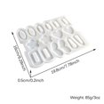 thumbnail image 2 of Pendientes Geométricos Rectangulares Ovalados De Amor Diy, Horquilla De Silicona Líquida, Molde Para Hornear Pasteles, Adecuado Para La Producción De Bricolaje 8 Tipos sonducket HA019871-00, 2 of 7
