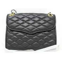 Rebecca minkoff black quilted crossbody deals