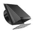 thumbnail image 4 of CoudarTitie Dryer Vent Cover Outside Replacement Accessories Heavy Duty Versatile Waterproof Black, 4 of 9