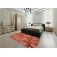 thumbnail image 5 of Ahgly Company Machine Washable Indoor Square Transitional Bright Orange Area Rugs, 6' Square, 5 of 7