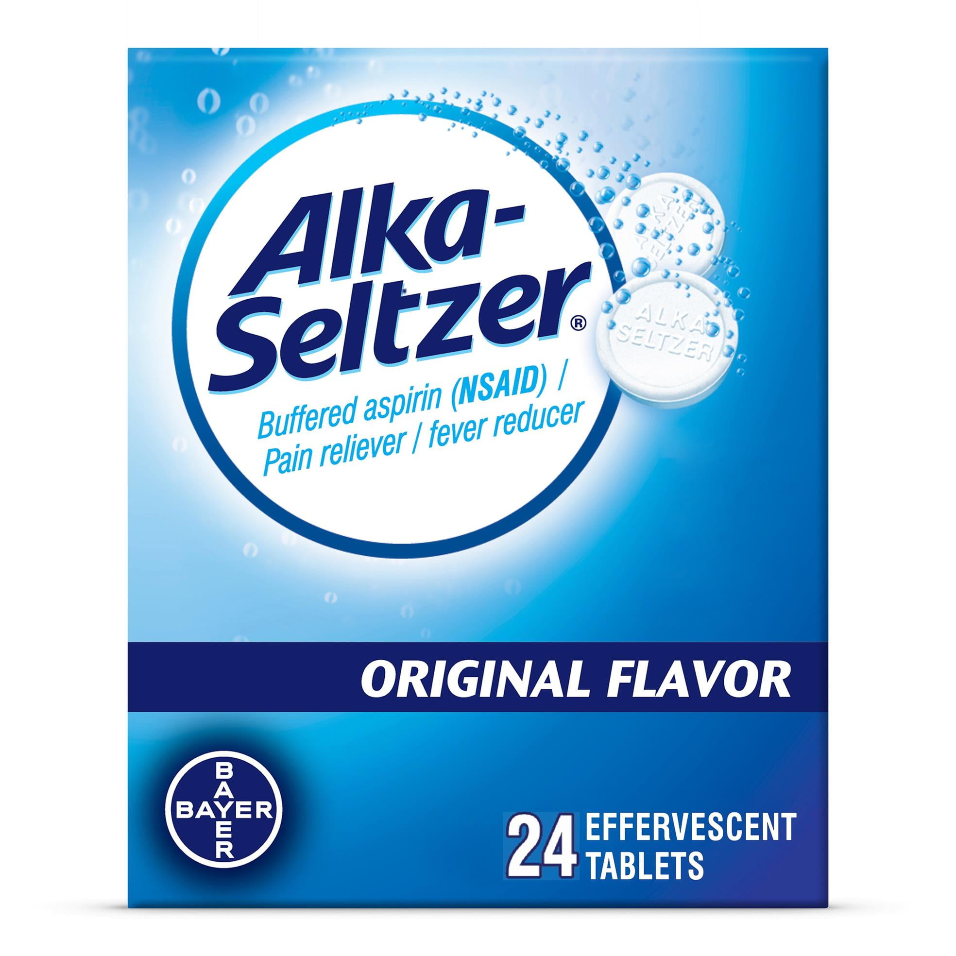 2 Pack - Alka-Seltzer Plus Original Effervescent Tablets, 24 ea
