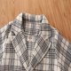 thumbnail image 5 of Conjunto de otoño para niños pequeños, conjunto de ropa para niñas pequeñas, prendas de vestir a cuadros a la moda para niños, chaleco y falda, ropa de Boutique para niños, 130 3 uds., 5 of 5
