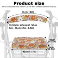 thumbnail image 6 of HELLHERO Vintage Daisy Seat & Backrest Covers Rollator Walker Seat Back Covers and Easy to Install Removable for Elderly, 6 of 7