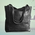 thumbnail image 4 of LoyGkgas New Fashion Women Soft PU Leather Shoulder Bag Casual Large Handbags (Black), 4 of 9