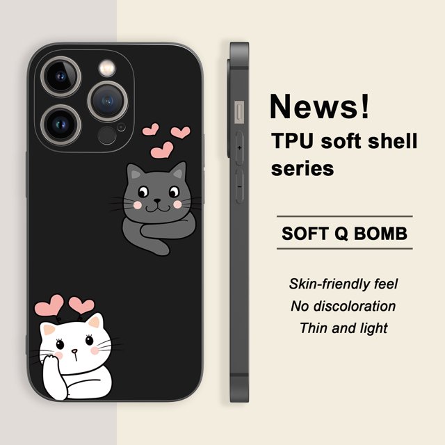¡Muestre su personalidad con una funda para teléfono con diseño de dibujos animados animados y arenada para iPhone!