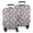 White Cow Bow, variant on White Cow Floral Crown Pattern Luggage Cover Fashion Suitcase Cover Baggage Covers Fit 25-28 Inch Luggage (Go Travel)