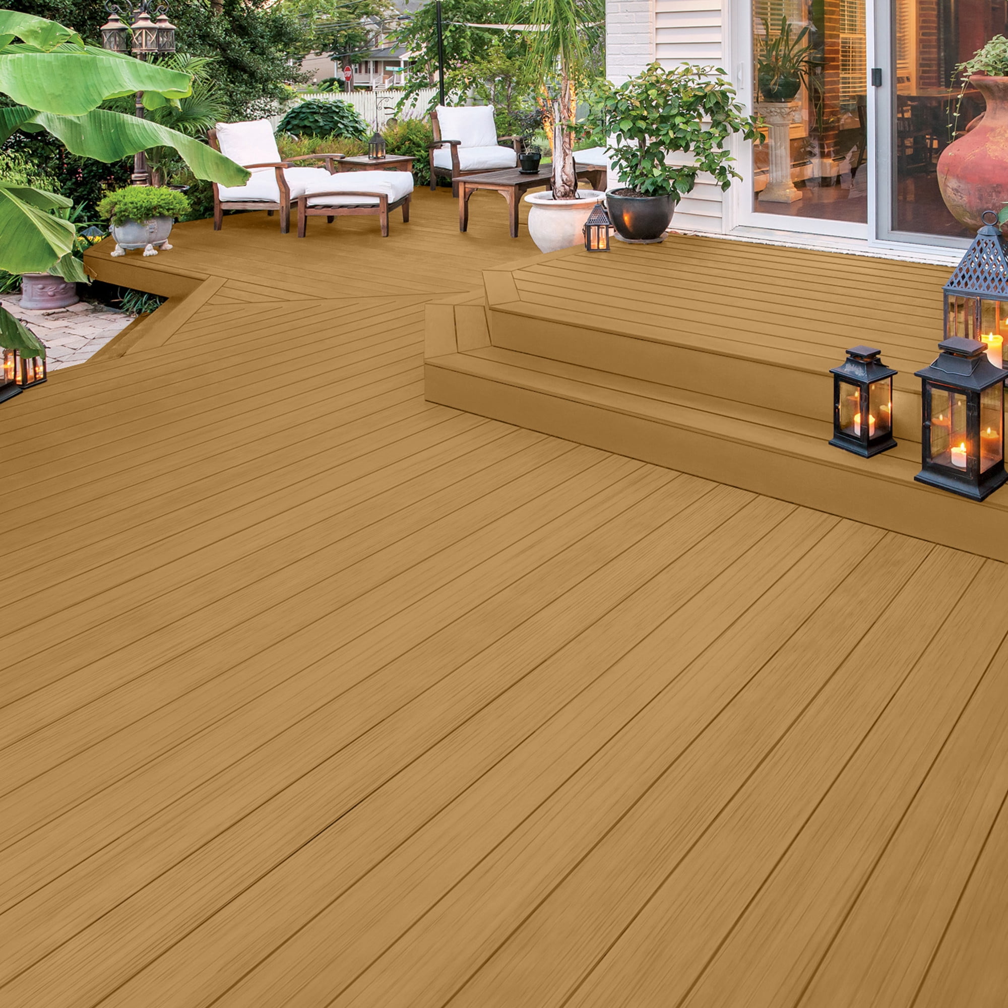 Olympic Maximum 1 Gallon SC-1067 Rawhide Solid Color Exterior Stain and Sealer in One