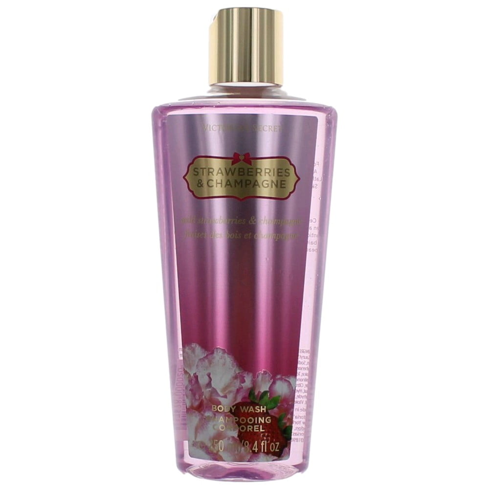 Victoria's Secret Fantasies Shower Gel, Strawberry & Champagne, 8.4 Oz
