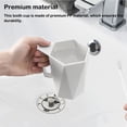 thumbnail image 3 of Cateissary Portacepillos para taza de bebida, taza de café, mano de obra fina de larga duración con asa, tazas de atractivas Juegos de accesorios de baño Gris, 3 of 6