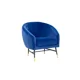 thumbnail image 1 of Sillón Marie Estilo Retro Color Azul Gaia Herbs Marie, 1 of 6
