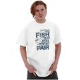 thumbnail image 5 of Funny Fish Like You Have Pair Joke Men's Graphic T Shirt Tees Brisco Brands S, 5 of 5