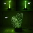 thumbnail image 3 of Butterfly Night Light LED 3D Fairy Wing Remote Control Lamp USB Festival Present Birthday Gift, 3 of 6