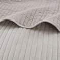 thumbnail image 2 of Holiday Time 3-Piece Velvet Channel Quilt Set, 2 of 5
