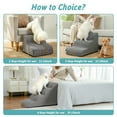 thumbnail image 5 of PetSafe Curved Dog Stairs – Foam Ramp for Small Pets, Non-Slip Ladder for Bed & Sofa with Waterproof Cover, 5 of 5