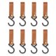 thumbnail image 1 of 8 Piezas Camping Perching Perching Ganchos de pesca al aire libre Portátil Colgante Mochilero Trekking Reutilizable Llavero Accesorios de viaje Inevent OD011003-01, 1 of 7