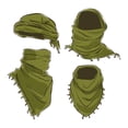 thumbnail image 3 of Rothco Shemagh Tactical Desert Keffiyeh Scarf - Purple, 3 of 3