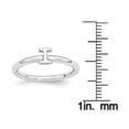 thumbnail image 5 of Sterling Silver Rhodium Letter I Ring, 5 of 8