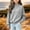 A10-Gray # Girls Tops, variant on Waffle Shirts for Girls Long Sleeve Loose Tops Winter Outdoor School Solid Color Girls Pullover Crew Neck , Khaki , Size: 5-6 Years