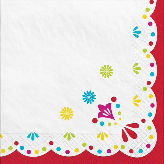Viva la Party Paper Beverage Napkins 40 Per Pack
