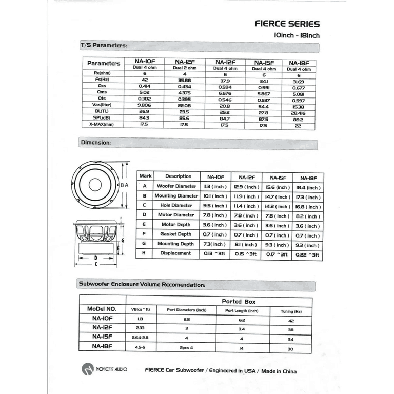 Nemesis Audio NA-10F D4 10