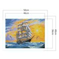 thumbnail image 2 of 11CT completo punto de cruz suave vela estampado DIY algodón hilo impresión costura, 2 of 9
