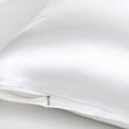 thumbnail image 6 of Unique Bargains Zipper Closure 1 PC Satin Body Pillowcases White 20"x72", 6 of 8