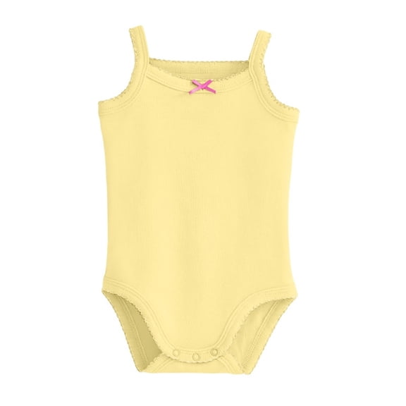 ShomPort Girls Sleeveless Bodysuit Cotton Tank Tops Summer Comfy Soft Undershirts 1-42 Months