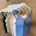 thumbnail image 5 of Sujetador deportivo para mujer, sin aros, acolchado, soporte medio, sujetadores de yoga, gimnasio, correr, entrenamiento, camisetas sin mangas, 5 of 5