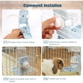 thumbnail image 4 of Hervidor de agua holandés para conejos y cerdos, hervidor de agua para Chinchilla de 500ml, dispensador automático de agua, bebedero para gatitos Rojo Verde, 4 of 5