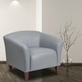 thumbnail image 2 of Flash Furniture HERCULES Imperial Series Gray LeatherSoft Chair, 2 of 12