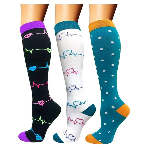 Virmaxy Outdoor Sports Elastic Calf Running Protection Socks Mountaineering Socks (Size: S/M)