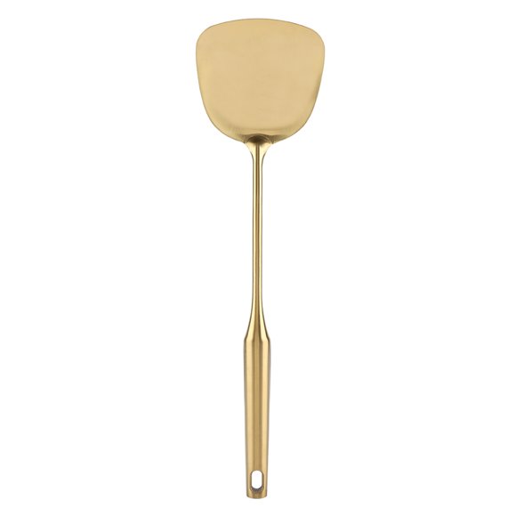 Stainless Steel Ladle Spoon Big Soup Ladle Kitchen Spatula Turner Cooking Tool Gold 03#