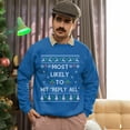 thumbnail image 5 of Funny Christmas Sweatshirt, Reply All Ugly Christmas Sweater, Office Xmas Sweater, 5 of 5