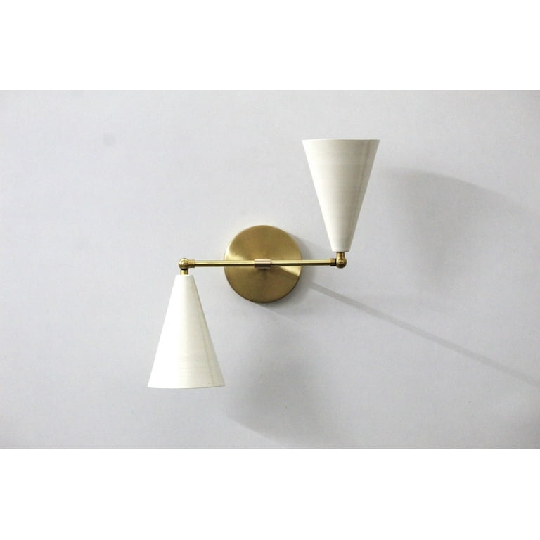 Handcrafted Mid Century Modern Brass Wall Lamps Inspired Designs